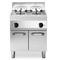 Modular Friteuse | FUN 700 | Elektrisch | 10+10L | ≤190°C | 18kW (400V) | Aftapkranen | 700x700x843/991(h)mm 
