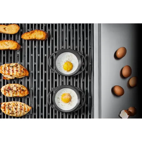 Stoomgrill | FUN 700 | Gas | Oppervlak 640x500 (RVS) | 15kW | Piëzo Ontsteking | Open Onderkast | 700x700x843/991(h)mm