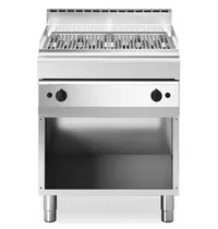 Modular Stoomgrill | FUN 700 | Gas | Oppervlak 640x500 (RVS) | 15kW | Piëzo Ontsteking | Open Onderkast | 700x700x843/991(h)mm 