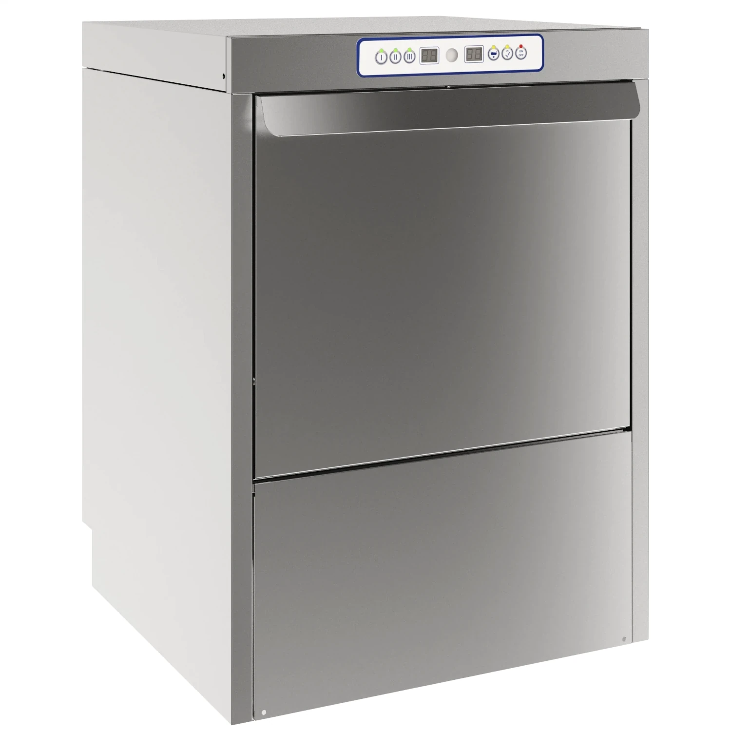 Horeca Vaatwasser | SMART | Mand 500x500 | Afvoerpomp | Zeeppomp | Naglanspomp | 230V | Dubbelwandig | 600x600x820(h)mm