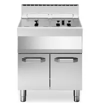 Modular Friteuse | FUN 700 | Aard-/Propaangas | 13+13L | ≤190°C | 22kW | Aftapkranen | Piëzo Ontsteking | 700x700x843/991(h)mm 