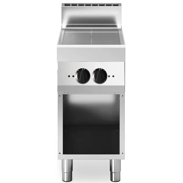 Inductiefornuis | FUN 700 | 2 Kookpunten | 7kW (400V) | Open Onderkast | 400x700x843/991(h)mm