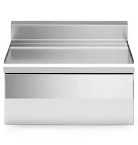 Modular Neutrale Werkunit | FUN 600 | RVS | Lade | Achteropstand | 600x600x410(h)mm 