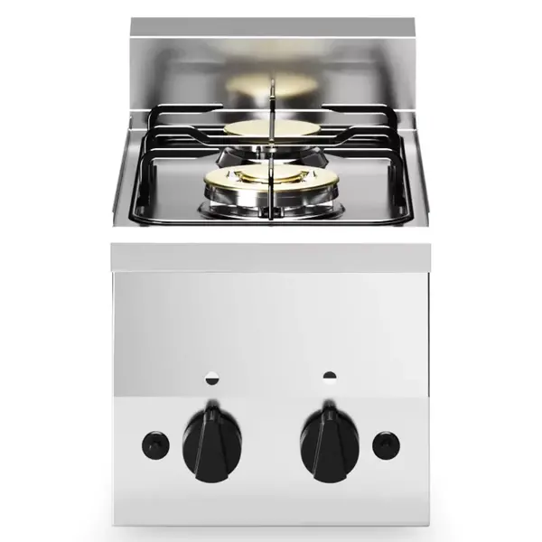 Fornuis | FUN 600 | Aard-/Propaangas | 2 Branders (3.3+3.6kW) | Piëzo Ontsteking | 300x600x410(h)mm