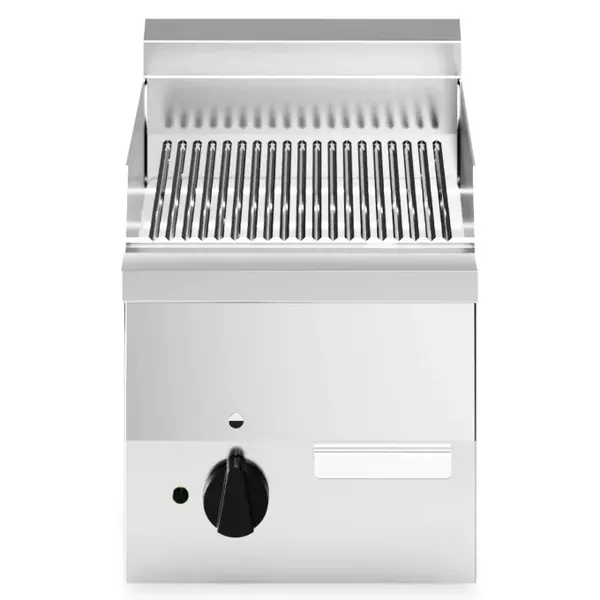 Bak-/Grillplaat | FUN 600 | Elektrisch | Gegroefd Oppervlak 296x470 (Verchroomd) | 3kW (230V) | 300x600x410(h)mm