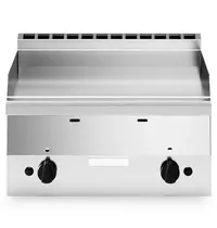 Modular Bak-/Grillplaat | FUN 600 | Aard-/Propaangas | Glad Oppervlak 596x470 (Staal) | 10.4kW | Piëzo Ontsteking | 600x600x410(h)mm 