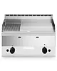 Modular Bak-/Grillplaat | FUN 600 | Gas | Glad/Gegroefd Oppervlak 596x470 (Staal) | 10.4kW | Piëzo Ontsteking | 600x600x410(h)mm 