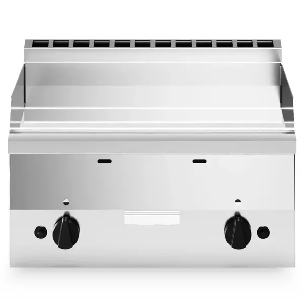Bak-/Grillplaat | FUN 600 | Gas | Glad Oppervlak 596x470 (Verchroomd) | 10.4kW | Piëzo Ontsteking | 600x600x410(h)mm