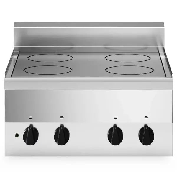 Glaskeramisch Fornuis | FUN 600 | Elektrisch | 4 Kookpunten (Ø200) | 8.6kW (400V) | 600x600x410(h)mm