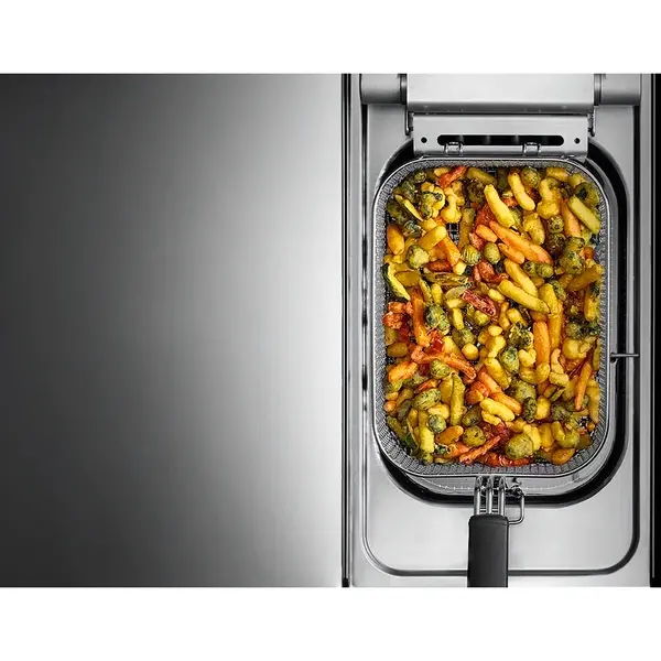 Friteuse | FUN 600 | Aard-/Propaangas | 8+8L | ≤190°C | 13.6kW | Aftapkranen | Piëzo Ontsteking | 600x600x410(h)mm