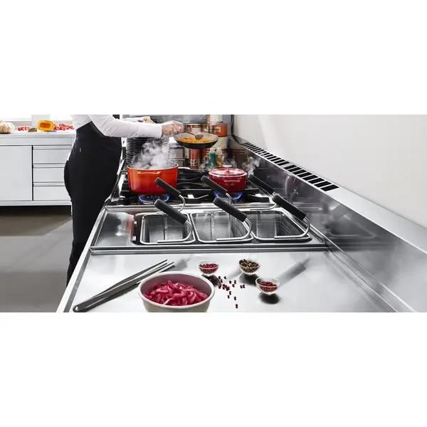 Friteuse | FUN 600 | Aard-/Propaangas | 8+8L | ≤190°C | 13.6kW | Aftapkranen | Piëzo Ontsteking | 600x600x410(h)mm