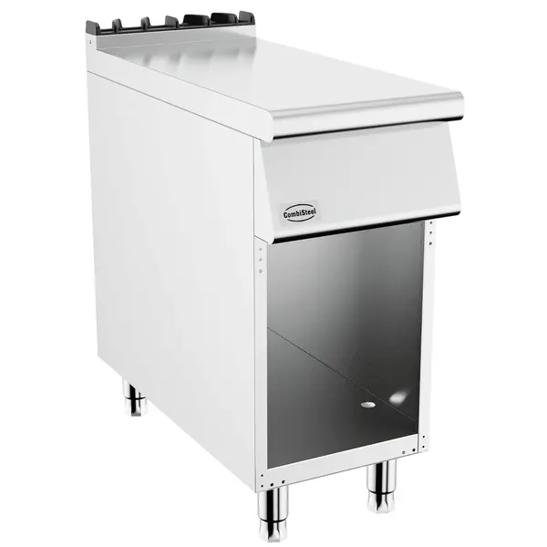 Neutrale Werkunit | BASE 900 | RVS | Open Onderkast | Achteropstand | 400x900x900(h)mm