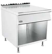 CombiSteel Neutrale Werkunit | BASE 900 | RVS | Open Onderkast | Achteropstand | 800x900x900(h)mm 