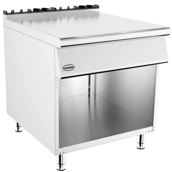 Neutrale Werkunit | BASE 900 | RVS | Open Onderkast | Achteropstand | 800x900x900(h)mm
