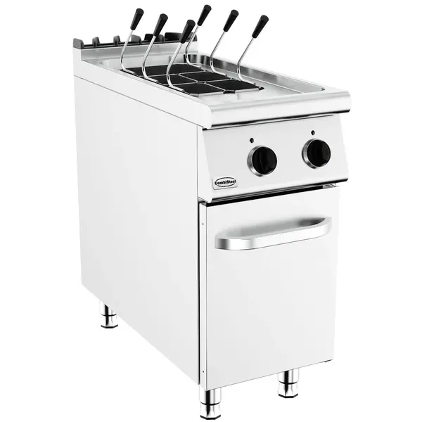 Pastakoker | BASE 900 | Elektrisch | 24L | 0°C/100°C | 9kW (400V) | Vulkraan + Aftapkraan | 400x900x900(h)mm