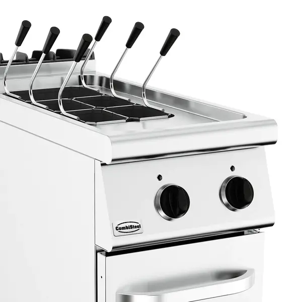 Pastakoker | BASE 900 | Elektrisch | 24L | 0°C/100°C | 9kW (400V) | Vulkraan + Aftapkraan | 400x900x900(h)mm