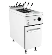 CombiSteel Pastakoker | BASE 900 | Gas | 24L | 0°C/100°C | 12kW | Vulkraan + Aftapkraan | Waakvlam | 400x900x900(h)mm 