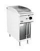 CombiSteel Bak-/Grillplaat | BASE 900 | Gas | Glad Oppervlak 392x670 (Verchroomd) | 9kW | Piëzo Ontsteking | Open Onderkast | 400x900x900(h)mm 