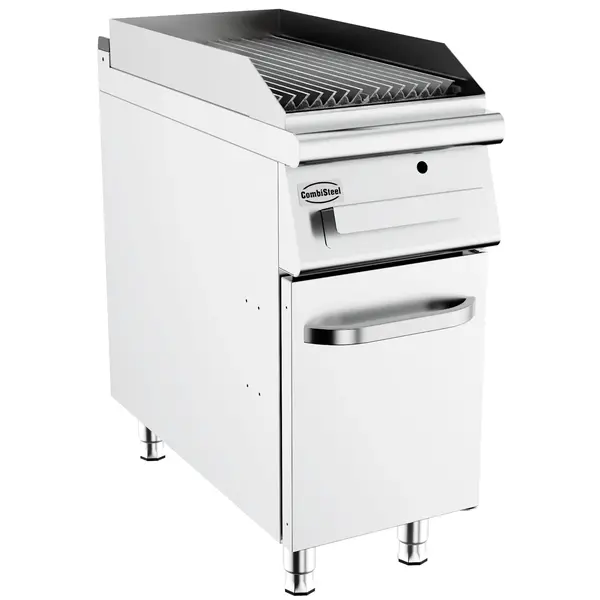 Stoomgrill | BASE 900 | Gas | Oppervlak 390x650 (RVS) | 11kW | Piëzo Ontsteking | Uitneembare Waterlade | 400x900x900(h)mm