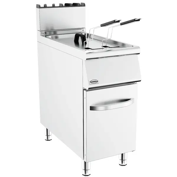 Friteuse | BASE 900 | Gas | 19L | 110°C/190°C | 18kW | Piëzo Ontsteking | Aftapkraan | 400x900x900(h)mm