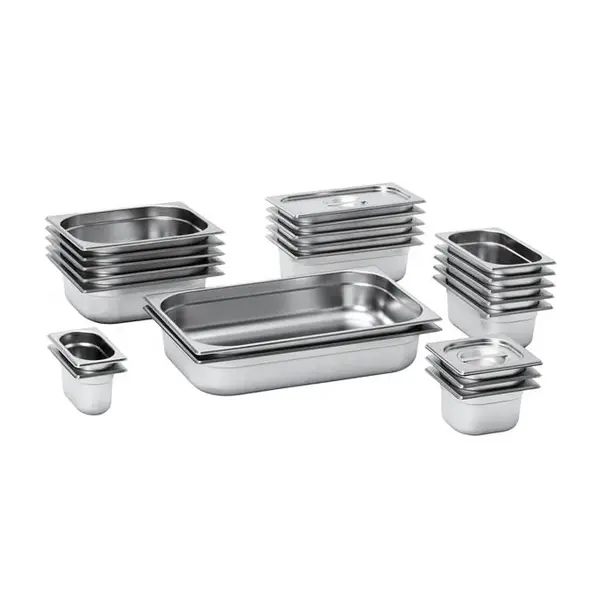 GN-Bak | RVS | 1/6 GN | Hoogte 100mm | 176x162x100(h)mm