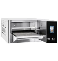 Prismafood Tunneloven | Elektrisch | C40 | 43 Pizza's/u | 40cm Band | 7.8kW | 1425x985x450(h)mm 