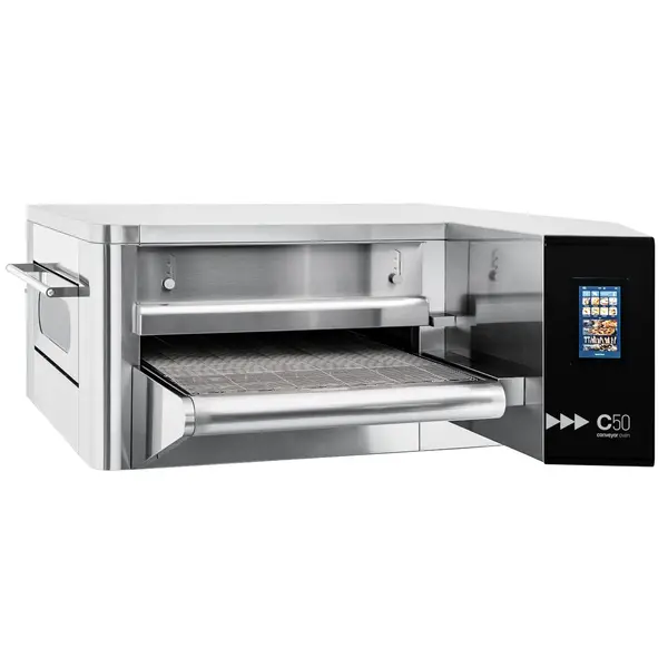 Tunneloven | Elektrisch | C50 | Met Onderstel | 86 Pizza's/u | 50cm band | 14.2kW | 1860x1210x1030(h)mm