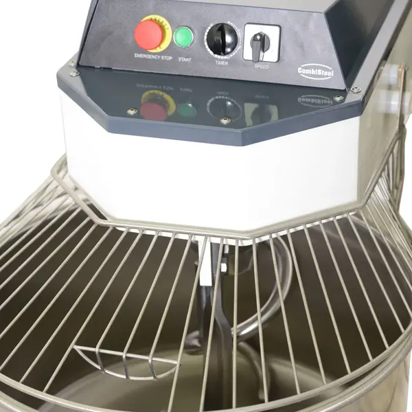 Deegmenger | 35kg/60L | 2 Snelheden | Vaste Kop + Kom | 1.1kW (400V) | Wielen | 600x1050x1200(h)mm