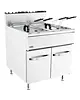 CombiSteel Friteuse | BASE 900 | Gas | 19+19L | 110°C/190°C | 36kW | Piëzo Ontsteking | Aftapkranen | 800x900x900(h)mm 