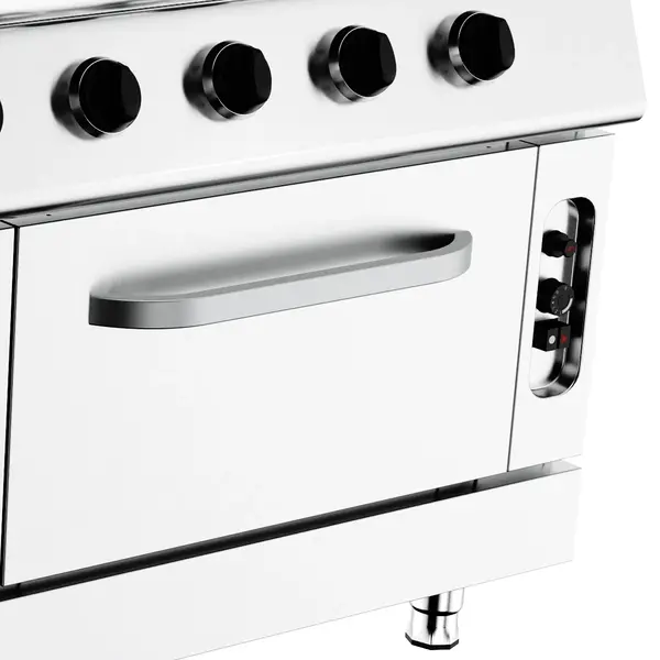 Fornuis + 2 Ovens | BASE 900 | Gas | 8 Branders (8x 8.5kW) + 2/1 GN Ovens (2x 6kW) | Waakvlam/Piëzo | 1600x900x900(h)mm