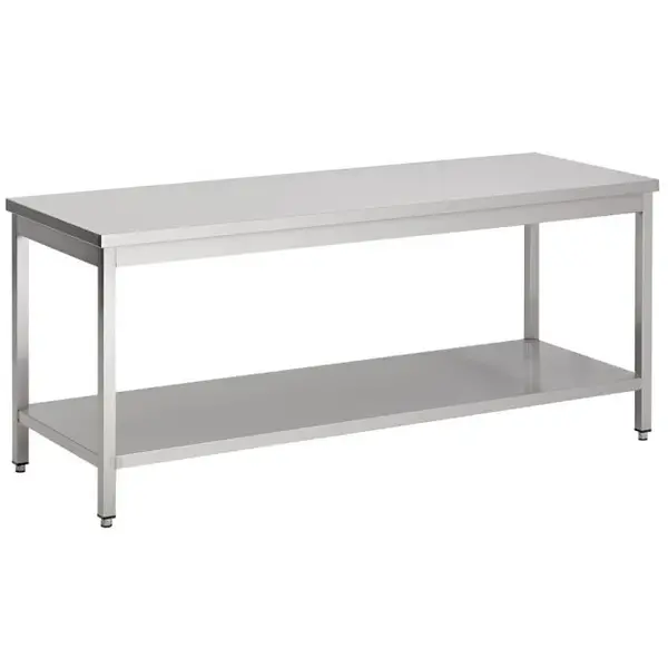 Werktafel | RVS | Bodemschap | Diepte 800 | Hoogte 900 | Breedte 700-2900 | Zelfmontage