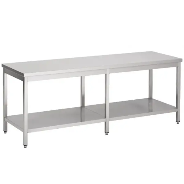 Werktafel | RVS | Bodemschap | Diepte 800 | Hoogte 900 | Breedte 700-2900 | Zelfmontage