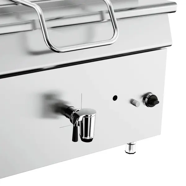 Kookketel | BASE 900 | Gas | 250L | 60ºC/180ºC | Directe Verhitting | 30kW | Piëzo Ontsteking | Vulkraan (Warm/Koud) + Aftapkraan | 1200x900x900(h)mm