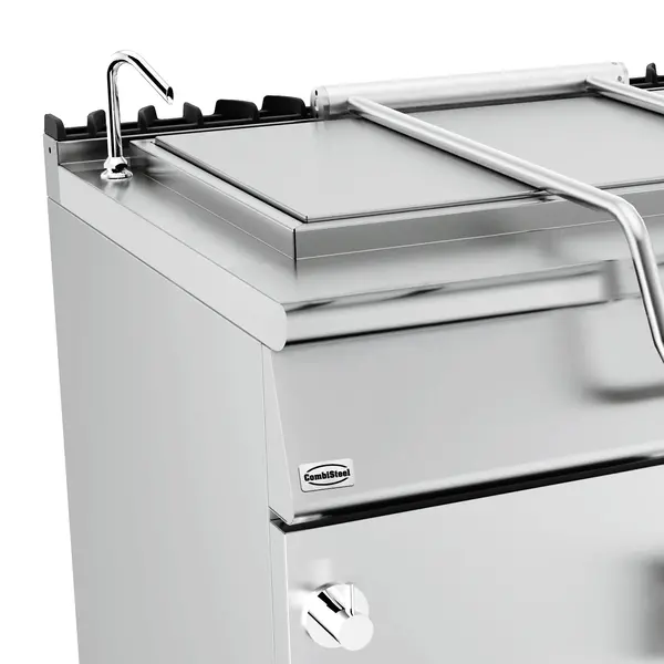 Kookketel | BASE 900 | Gas | 250L | 60ºC/180ºC | Directe Verhitting | 30kW | Piëzo Ontsteking | Vulkraan (Warm/Koud) + Aftapkraan | 1200x900x900(h)mm