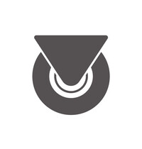CombiSteel Wielenset | CombiSteel Werktafels (Breedte 700-2000) | 4 Wielen (2 Geremd)