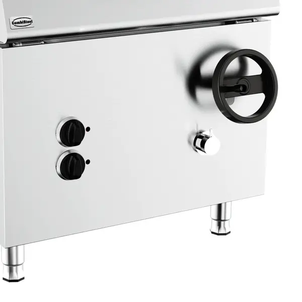 Kantelbare Braadpan | BASE 900 | Elektrisch | 80L | 50°C/300°C | 12kW (400V) | Vulkraan | 800x900x900(h)mm