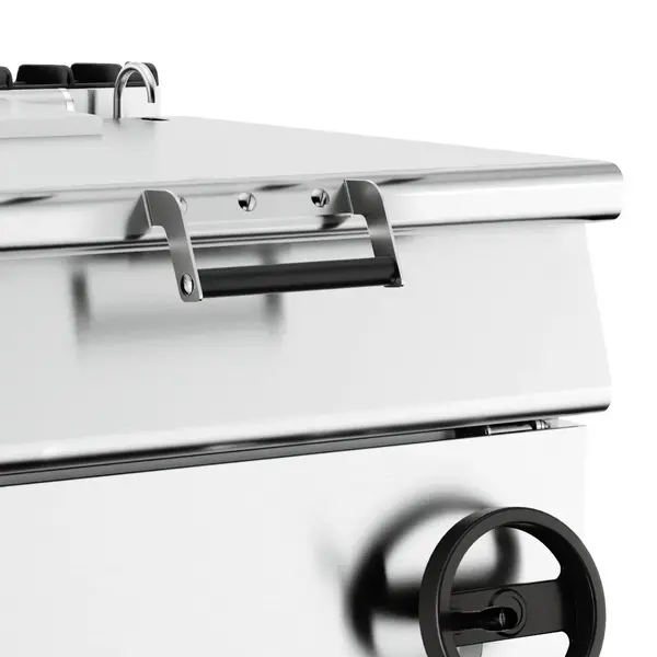 Kantelbare Braadpan | BASE 900 | Elektrisch | 80L | 50°C/300°C | 12kW (400V) | Vulkraan | 800x900x900(h)mm