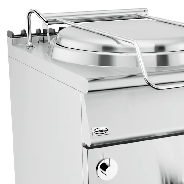 Kookketel | BASE 900 | Gas | 150L | 60ºC/180ºC | Directe Verhitting | 20kW | Piëzo Ontsteking | Vulkraan (Warm/Koud) + Aftapkraan | 800x900x900(h)mm