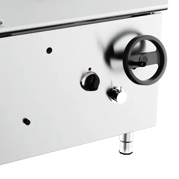 Kantelbare Braadpan | BASE 900 | Gas | 80L | 50°C/300°C | 20kW | Vulkraan (230V) | 800x900x900(h)mm
