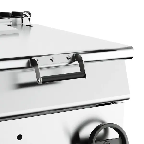 Kantelbare Braadpan | BASE 900 | Gas | 80L | 50°C/300°C | 20kW | Vulkraan (230V) | 800x900x900(h)mm