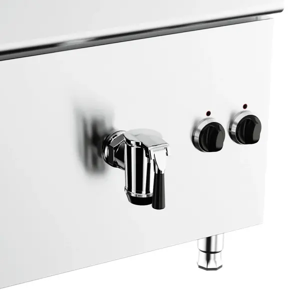 Kookketel | BASE 900 | Elektrisch | 150L | 60°C/180°C | Indirecte Verhitting | 12kW (400V) | Vulkraan (Warm/Koud) + Aftapkraan | 800x900x900(h)mm