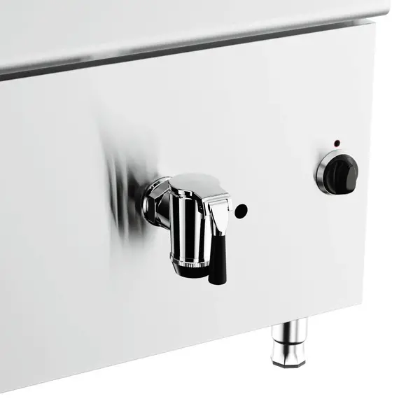 Kookketel | BASE 900 | Gas | 150L | 60ºC/180ºC | Indirecte Verhitting | 20kW | Piëzo Ontsteking | Vulkraan (Warm/Koud) + Aftapkraan | 800x900x900(h)mm