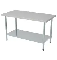 CombiSteel Werktafel | RVS | Bodemschap | Diepte 700 | Hoogte 850 | Breedte 700-2000 | Zelfmontage 