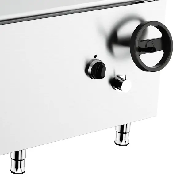Kantelbare Braadpan | BASE 900 | Gas | 120L | 50°C/300°C | 30kW | Vulkraan (230V) | 1200x900x900(h)mm