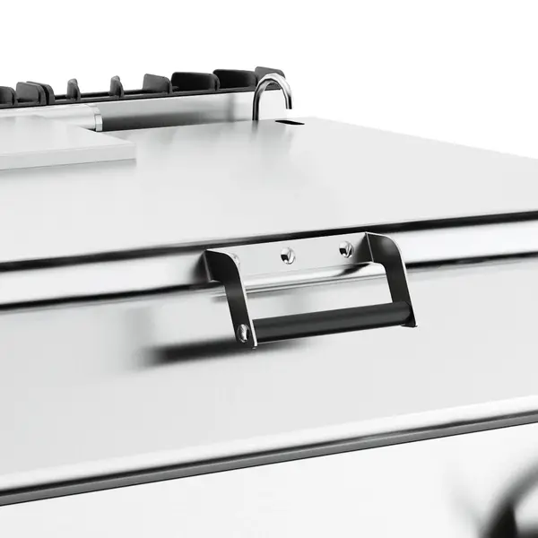 Kantelbare Braadpan | BASE 900 | Gas | 120L | 50°C/300°C | 30kW | Vulkraan (230V) | 1200x900x900(h)mm