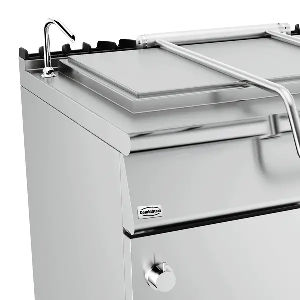 Kookketel | BASE 900 | Gas | 250L | 60ºC/180ºC | Indirecte Verhitting | 30kW | Piëzo Ontsteking | Vulkraan (Warm/Koud) + Aftapkraan | 1200x900x900(h)mm