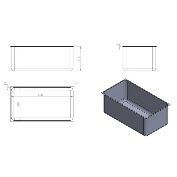 Kookketel | BASE 900 | Gas | 250L | 60ºC/180ºC | Indirecte Verhitting | 30kW | Piëzo Ontsteking | Vulkraan (Warm/Koud) + Aftapkraan | 1200x900x900(h)mm