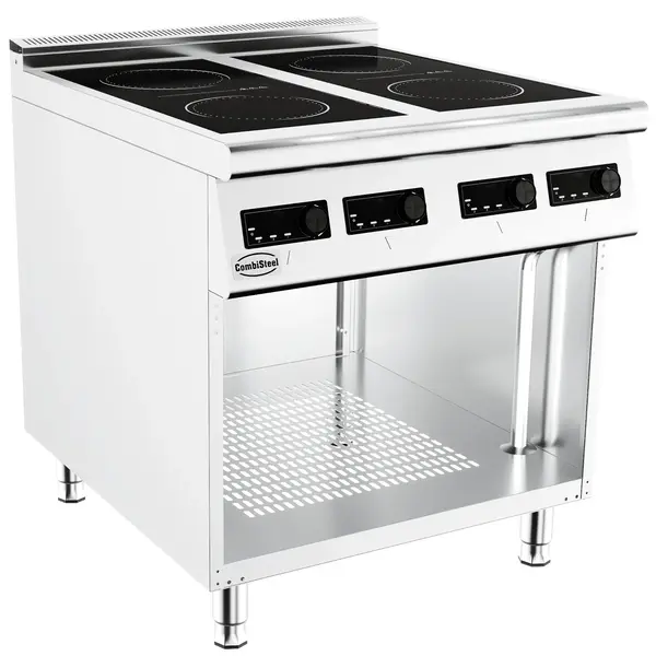 Inductiefornuis | BASE 900 | 4 Kookpunten | 20kW (400V) | Open Onderkast | 800x900x900(h)mm