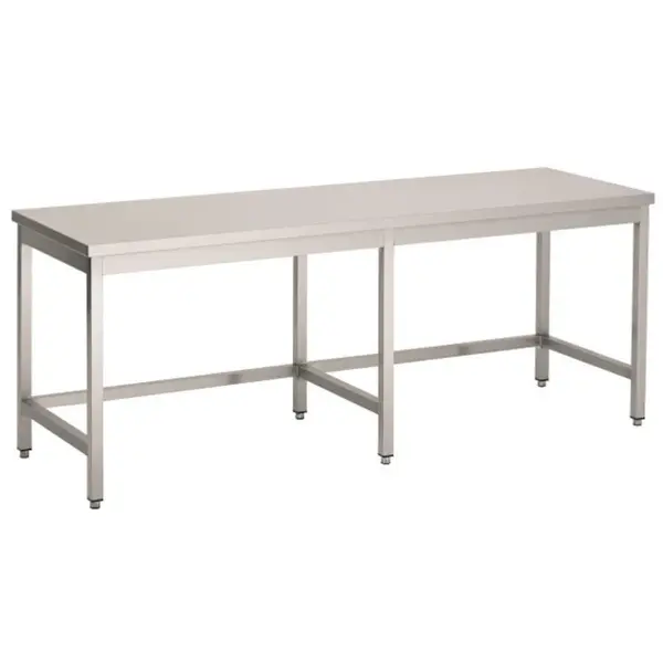 Werktafel | RVS | Diepte 800 | Hoogte 900 | Breedte 700-2900 | Zelfmontage