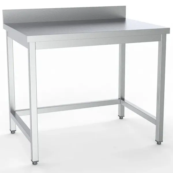 Werktafel | RVS | Diepte 700 | Hoogte 900 | Breedte 700-2000 | Achteropstand | Zelfmontage
